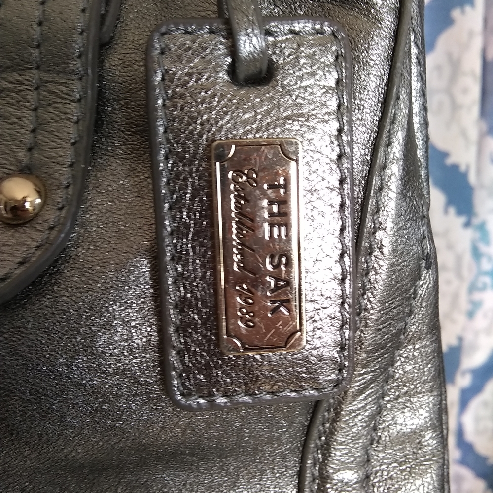 SAK purse, gunmetal or silver never used - Picture 2 of 6